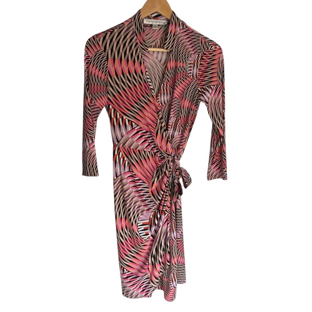 Maggy London Wrap Dress Size 4